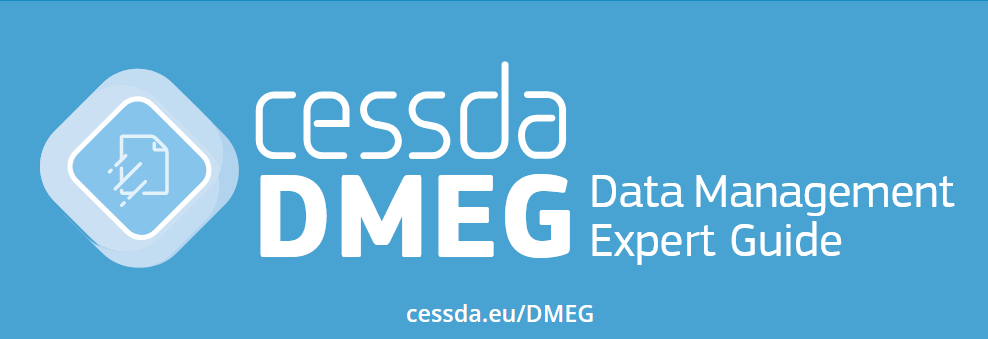 Screenshot from the cover page of the CESSDA Data Management Expert Guide